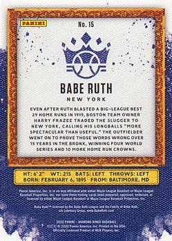 2020 Panini Diamond Kings #15 Babe Ruth Back