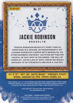 2020 Panini Diamond Kings #27 Jackie Robinson Back