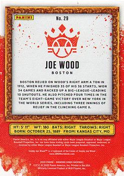 2020 Panini Diamond Kings #29 Joe Wood Back