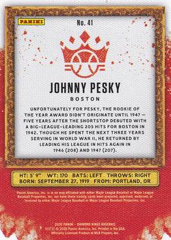 2020 Panini Diamond Kings #41 Johnny Pesky Back