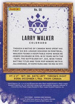 2020 Panini Diamond Kings #56 Larry Walker Back