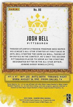 2020 Panini Diamond Kings #86 Josh Bell Back