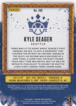 2020 Panini Diamond Kings #106 Kyle Seager Back