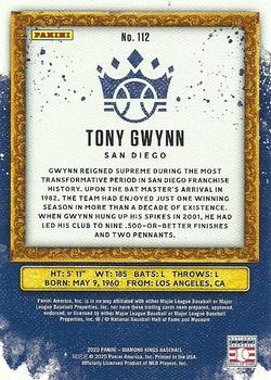 2020 Panini Diamond Kings #112 Tony Gwynn Back