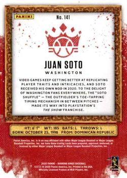 2020 Panini Diamond Kings #141 Juan Soto Back