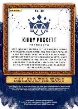 2020 Panini Diamond Kings #148 Kirby Puckett Back