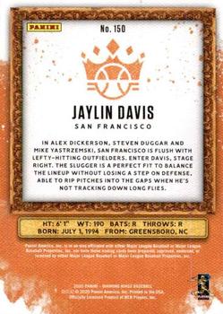 2020 Panini Diamond Kings #150 Jaylin Davis Back