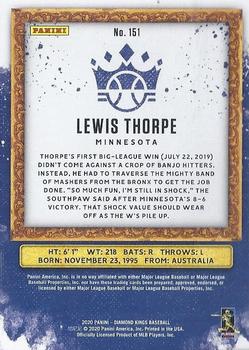 2020 Panini Diamond Kings #151 Lewis Thorpe Back
