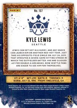 2020 Panini Diamond Kings #157 Kyle Lewis Back