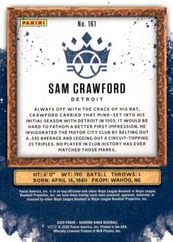 2020 Panini Diamond Kings #161 Sam Crawford Back