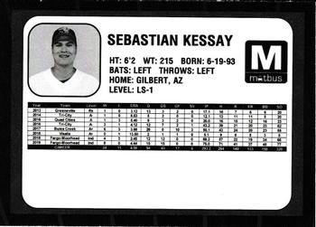 2019 Fargo-Moorhead RedHawks #NNO Sebastian Kessay Back