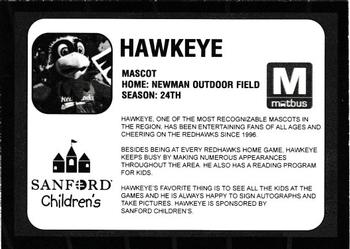 2019 Fargo-Moorhead RedHawks #NNO Hawkeye Back