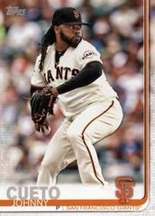 2019 Topps On-Demand Mini #154 Johnny Cueto Front
