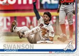 2019 Topps On-Demand Mini #191 Dansby Swanson Front