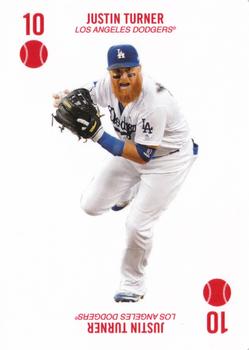 2019 Topps Kenny Mayne 52 Card Baseball Game #10 ball Justin Turner Front