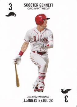 2019 Topps Kenny Mayne 52 Card Baseball Game #3 hat Scooter Gennett Front