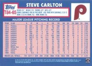 2019 Topps On-Demand Mini - 1984 Topps Baseball Pink #T84-65 Steve Carlton Back