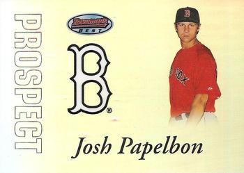 2007 Bowman's Best - Prospects #BBP7 Josh Papelbon Front