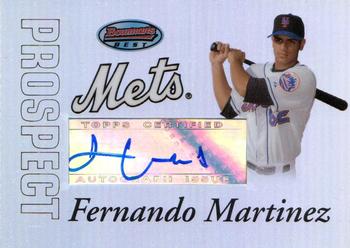 2007 Bowman's Best - Prospects #BBP53 Fernando Martinez Front