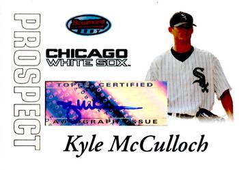 2007 Bowman's Best - Prospects #BBP55 Kyle McCulloch Front