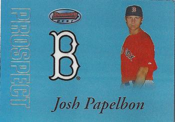 2007 Bowman's Best - Prospects Blue #BBP7 Josh Papelbon Front