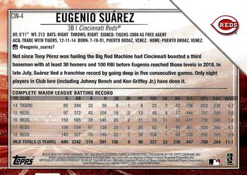 2019 Topps National Baseball Card Day - Cincinnati Reds #CIN-4 Eugenio Suarez Back