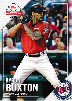 2019 Topps National Baseball Card Day - Minnesota Twins #MIN-8 Byron Buxton Front