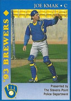 1993 Milwaukee Brewers Police - Stevens Point Police Department #NNO Joe Kmak Front
