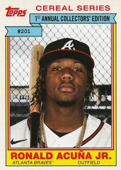 2020 Topps Throwback Thursday #201 Ronald Acuña Jr. Front