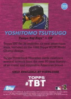 2020 Topps Throwback Thursday #213 Yoshitomo Tsutsugo Back
