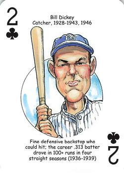 2018 Hero Decks New York Yankees Baseball Heroes Playing Cards (11th Edition) #2♣ Bill Dickey Front