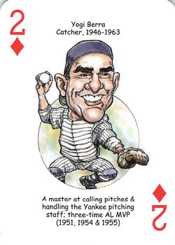 2018 Hero Decks New York Yankees Baseball Heroes Playing Cards (11th Edition) #2♦ Yogi Berra Front