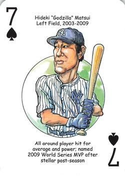 2018 Hero Decks New York Yankees Baseball Heroes Playing Cards (11th Edition) #7♠ Hideki Matsui Front
