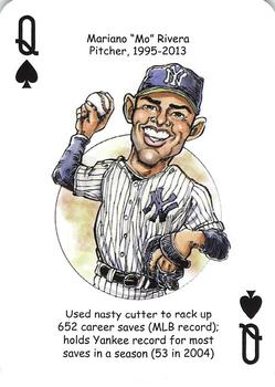 2018 Hero Decks New York Yankees Baseball Heroes Playing Cards (11th Edition) #Q♠ Mariano Rivera Front