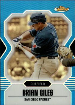 2007 Finest - Blue Refractors #102 Brian Giles Front