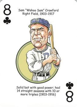 2006 Hero Decks Detroit Tigers Baseball Heroes Playing Cards #8♣ Sam Crawford Front