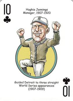 2006 Hero Decks Detroit Tigers Baseball Heroes Playing Cards #10♣ Hughie Jennings Front