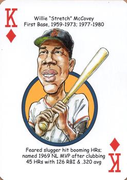 2017 Hero Decks San Francisco Giants Baseball Heroes Playing Cards #K♦ Willie McCovey Front