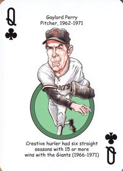 2017 Hero Decks San Francisco Giants Baseball Heroes Playing Cards #Q♣ Gaylord Perry Front