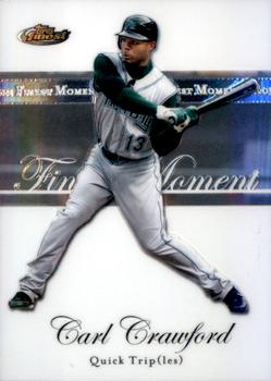 2007 Finest - Rookie Finest Moments #RFM-CC Carl Crawford Front