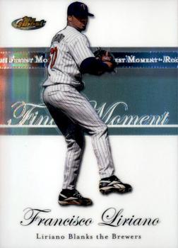 2007 Finest - Rookie Finest Moments #RFM-FL Francisco Liriano Front