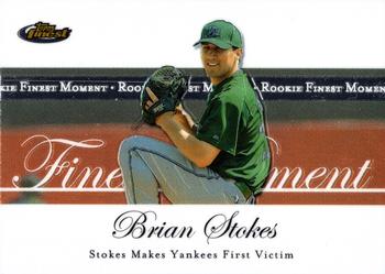 2007 Finest - Rookie Finest Moments #RFM-JST Brian Stokes Front