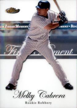 2007 Finest - Rookie Finest Moments #RFM-MCA Melky Cabrera Front