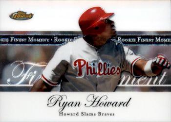 2007 Finest - Rookie Finest Moments #RFM-RH Ryan Howard Front