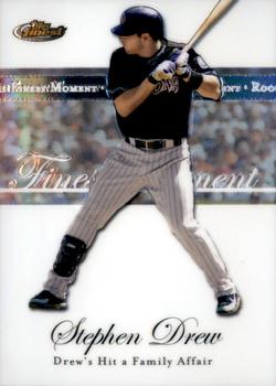 2007 Finest - Rookie Finest Moments #RFM-SD Stephen Drew Front