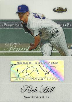 2007 Finest - Rookie Finest Moments Autographs #RFMA-RJH Rich Hill Front