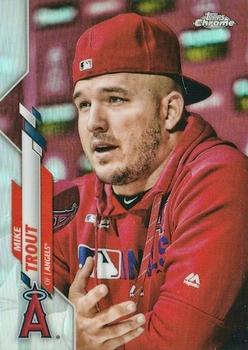 2020 Topps Chrome #1 Mike Trout Front