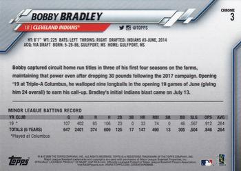 2020 Topps Chrome #3 Bobby Bradley Back