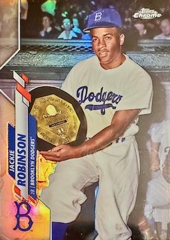 2020 Topps Chrome #77 Jackie Robinson Front