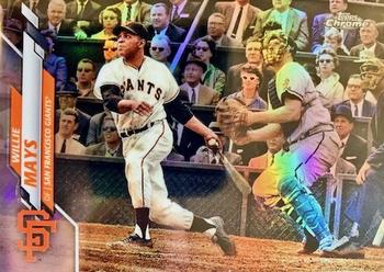 2020 Topps Chrome #157 Willie Mays Front